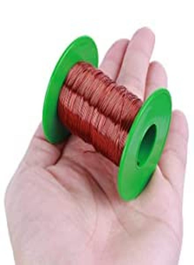 ATAR Insulated Copper Wire For Jewellery Making || Metal Wire For Crafts || Copper Wire For Decoration Jewellery Wire || Colour - Golden Brown (8 Meter, 16 Gauge (1.6 MM)) - Image 3